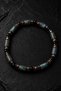 Men's Labradorite Hematite and Onyx Necklace and Bracelet Set with Original Natural Stones - 7