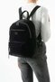 Soft Touch Premium Gummy Fabric, Women's Backpack - Black Model: (D&L-14-19C) - 2