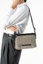 Soft Touch Premium Gummy Fabric, Women's Shoulder Bag - Mink Model: (D&L-14-20F)