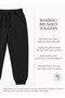 Bamboo Thin Shardonlu Black Boys' Sweatpants - 5