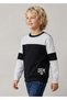 Bamboo Fabric Thin Shredded Gray Black Boys' Sweatshirt - 2