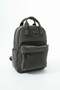 Soft Touch Premium Gummy Fabric, Women's Backpack - Gray Model: (D&L-14-19B) - 3