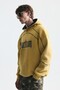 Boxy Fit Printed Hooded Sweatshirt - 4