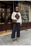 Baklava Patterned Knitwear Soft Sweater Cream - 3