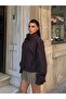 Women's Brown Stand Collar Bomber Jacket - 6
