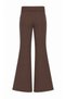 Teen Women's Coffee Waist Folded Carbon Brush Sweatpants - 5