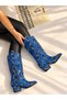 Li̇mona Saks Yilan 6 cm Heel Women's Boots