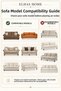 Jacquard Fabric Sehra Pattern 3-3-1-1 Sofa Cover |   Sofa Bed Cover - 5