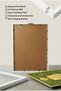 Time of Nas and Felak and Word of Allah Written Triple Wooden Table - White Wooden Framed Home and Business Table - 5