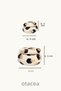 Pebble |   Brown Gold Color, Set of 2 Decorative Storage Boxes with Lids – Large & Small Size Jewelry and Accessory Boxes, Mono Trace Series - 2