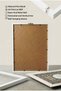 Allah and Muhammad Word Written Calligraphy Triple Wooden Tabletop White Wooden Framed Home and Business Tabletop - 5
