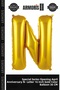 Special Edition Opening April Anniversary N- Harf 16 Inch Gold Color Balloon 36 cm