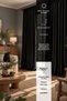 Black Background Curtain |   Room Blackout Sunshade |   Textured Fabric with Effects |   Modern Decorative Design - 4