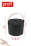 Rainbow Nordic Series Multi-Purpose Round Mini Bucket - Storage Box with Organizer Lid 27.5 cm X 19.4 cm - 5