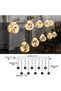 Christmas New Year Decoration Figured Ball Christmas Tree Light Christmas Tree Led Light Yellow - 2
