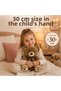 30 cm Plush Teddy Bear with Ribbon – Soft Textured Sitting Teddy Bear Toy, Sleeping Companion, Gift - 5