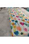 50X150 Colorful Tulip Pattern Water and Stain Repellent Duck Fabric Dining Tablecloth Rectangular Runner - 2