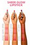 Sheer Glow Lipstick - Glossy Finish Moisturizing Lipstick - for You - 002 - 6
