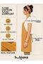 Premium Kitchen Apron Set of 2 Stain-Resistant Water-Repellent Fabric Adjustable Straps Plain Double Kitchen Apron - 4