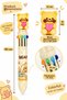 Capybara 10 Colors Ballpoint Pen with Teddy Bear 155mm Vd077 - 5