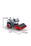 Toy Road Roller 14 cm – Inertial Moving Asphalt Roller, Construction Vehicle with Rubber Wheels - 7