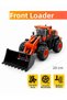 Toy Shovel 20cm – Friction-Powered Construction Vehicle with Movable Bucket, Inertial Movement, Rubber Wheels - 3