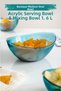 Acrylic Baroque Aquamarin Medium Size Oval Fruit & Salad Bowl & Mixing Bowl / 1.6 Lt (Not Glass - 6