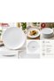 23 cm Flat Plates 12-Pack - Eo23Du00 - 2