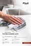 Gold Microfiber Kitchen Cloth Fast Water Absorbing Kitchen Table and Drying Cloth 60X40 cm Blue - 2