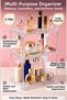 3-Tier Acrylic Makeup Organizer Large Volume Perfume and Skincare Stand Not Affected by Dust and Water
