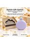 Luxury Stone Embossed Colorful Stainless Steel Flask 5 oz 150 Ml. Pocket Bag Camping Outdoor Gift - 5