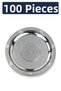 27 cm Authentic Patterned Chrome Steel Kebab, Grill, Appetizer, and Serving Plate - 3