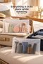 Suitcase Closet Organizer Frosted Zipper Bag Zipper Bag 5 Pieces 15 cm X 25 cm - 2