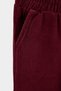 Burgundy Girls' Floral Embroidered Velvet Woven Trousers Tkdaw27Pl00016 - 7