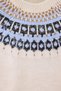 Ecru Girls' Ethnic Patterned Long Sleeve Knit Sweater Tkdaw27Kz00043 - 8