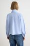 Light Blue Stand Collar Shirt Twoaw27Go00067 - 4