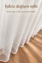 Glittery Bearded Diamond Tulle Curtain I Heavy Weight I 1/3 Dense Pleating I Non-Crinkle I No Ironing Required I Suitable for Any Room - 2
