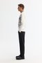 Men's Ecru Crew Neck Cotton Printed Regular Fit Sweatshirt A42Y1285 - 3