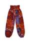 Waist gimped baggy pants with pockets - 3