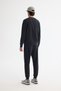 Men's Anthracite Crew Neck Printed Soft Touch Regular Fit Sweatshirt A42Y1307 - 4