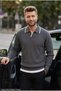 Men's Oversize Thessaloniki Knitted Polo Collar Knitwear Sweater