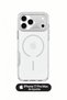 iPhone 17 Pro Max Compatible Frame Magsafe Transparent Case – with Metal Camera Frame, Shock-Resistant