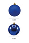 6 cm 12-Piece Cici Ball Christmas Tree Ornament 6 Matte + 6 Glossy - 4