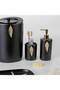 Leaf Bathroom Set Black gold - 4