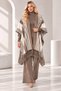 Women's 3-Piece Knitwear Set with Panthool and Blouse - 4