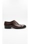 Brown men's genuine leather classic shoe 013.450 - 2
