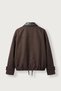 Men's Relax Fit Gabardine Fabric Jacket Brown - 2