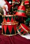 Christmas Ornament Drum Red Green 16X10 cm - 2