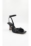 Black Patent Leather Women's Heeled Shoes 036.1510