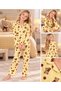Girl's Cotton Buttoned Long Sleeve Pajama Set - 4
